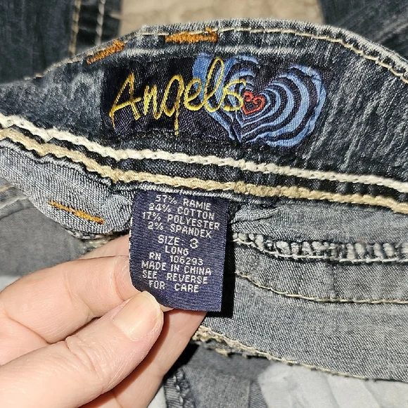 Angels Stylish Blue, Boot Cut Jeans - Picture 11 of 13